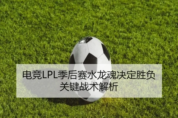 电竞LPL季后赛水龙魂决定胜负关键战术解析